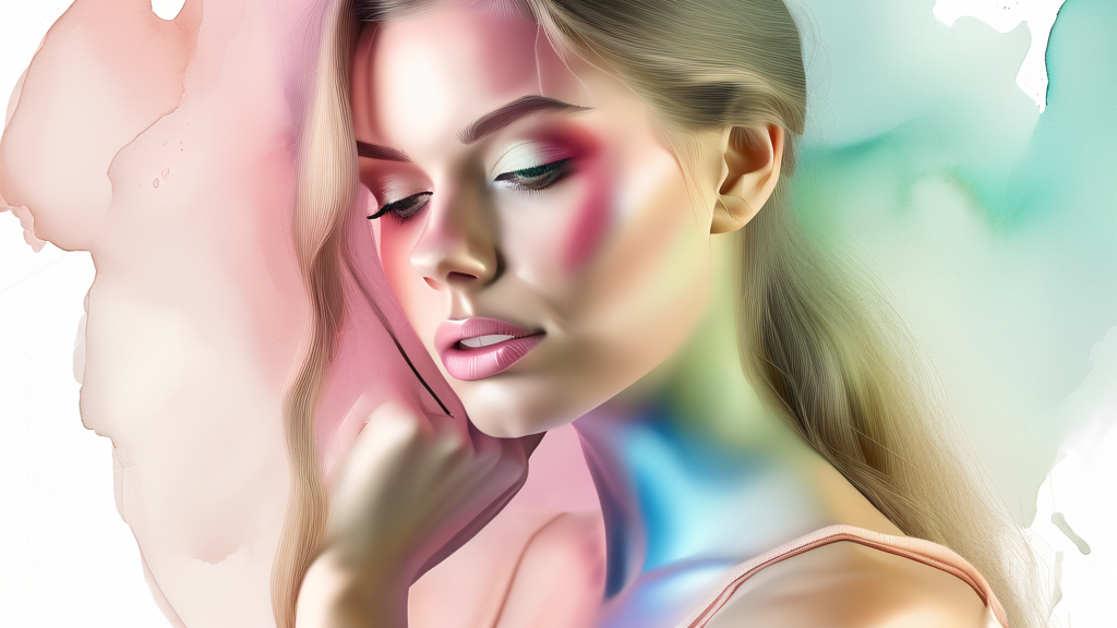 손목 건초염, 무엇이 문제일까요? (watercolor 스타일)