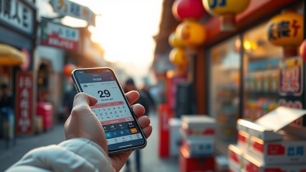 모바일 로또 구매, 2026년에도 가능할까? (realistic 스타일)