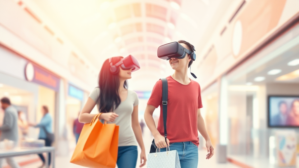 메타버스 쇼핑 투자 전략 (watercolor 스타일)