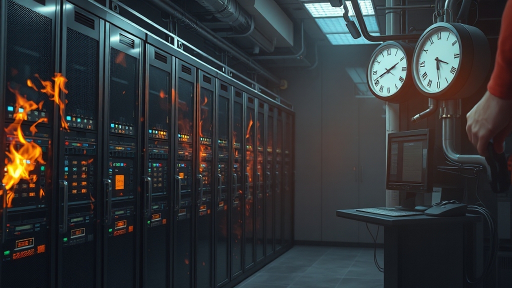 인터넷 우체국 장애 복구 (realistic 스타일)