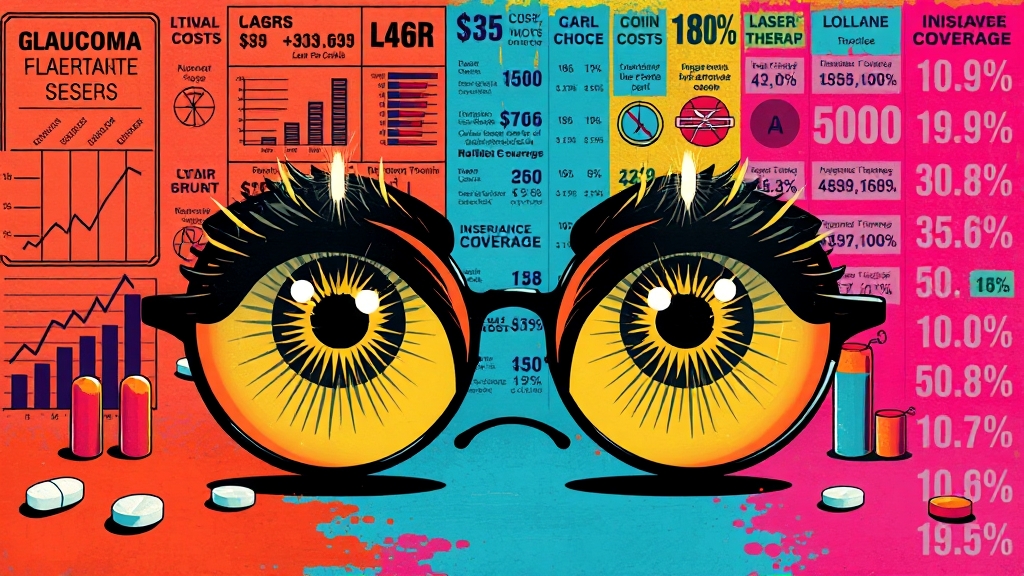 녹내장 치료 비용, 얼마나 들까요? (popart 스타일)