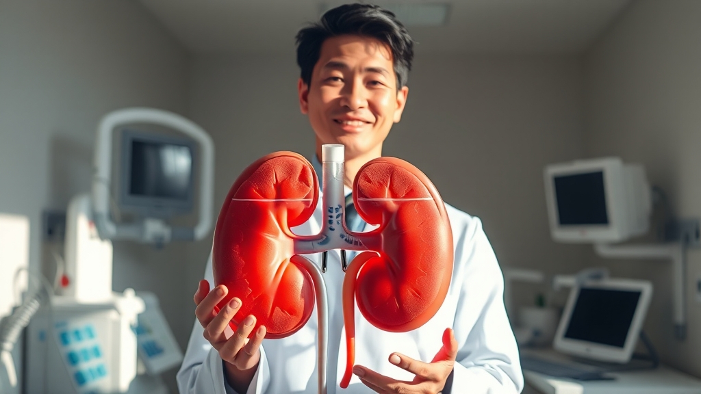 신장 건강, 크레아티닌 수치와 무슨 관계? (realistic 스타일)