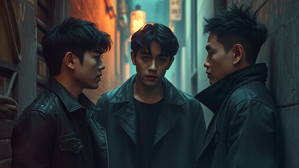 주요 등장인물 & 배우 (watercolor 스타일)