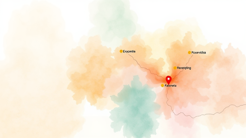 전국 쿠첸 서비스센터 위치 확인 (watercolor 스타일)