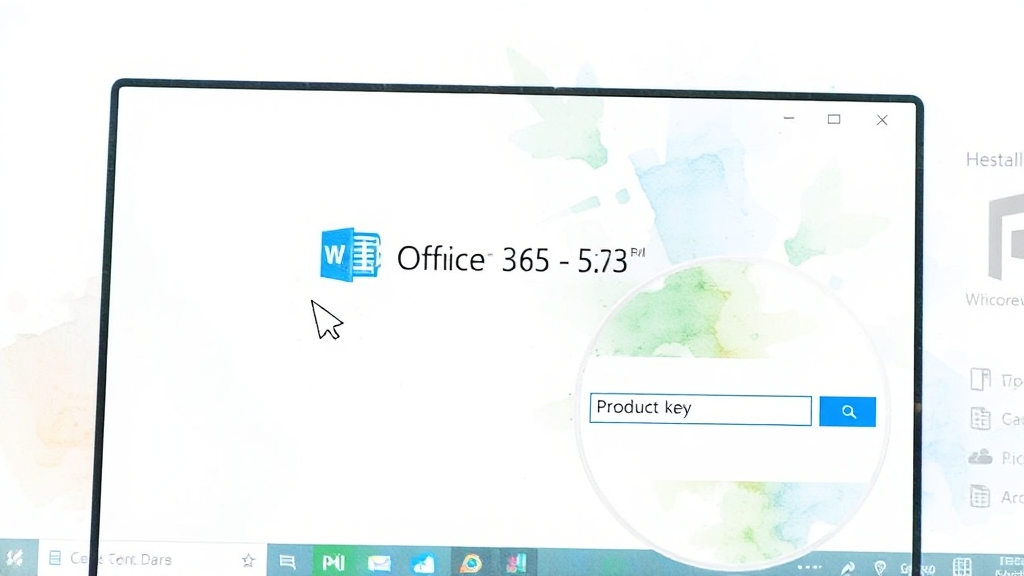 MS 오피스 365 다운로드 및 설치 (Windows) (watercolor 스타일)