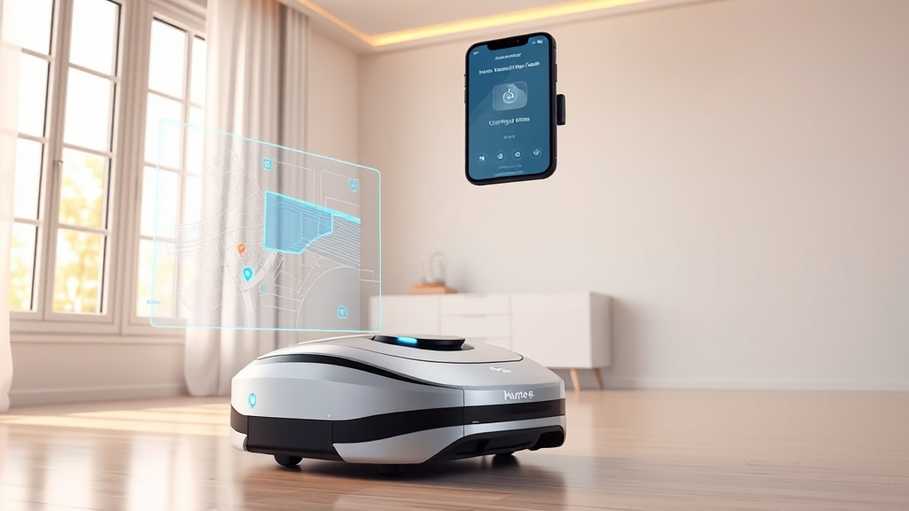 스마트 앱 연동 및 편의 기능 활용 (illustration 스타일)