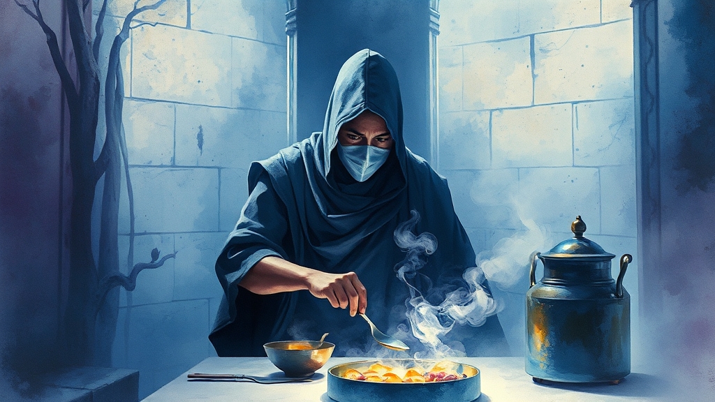 ‘폭군의 셰프’ 줄거리 (watercolor 스타일)