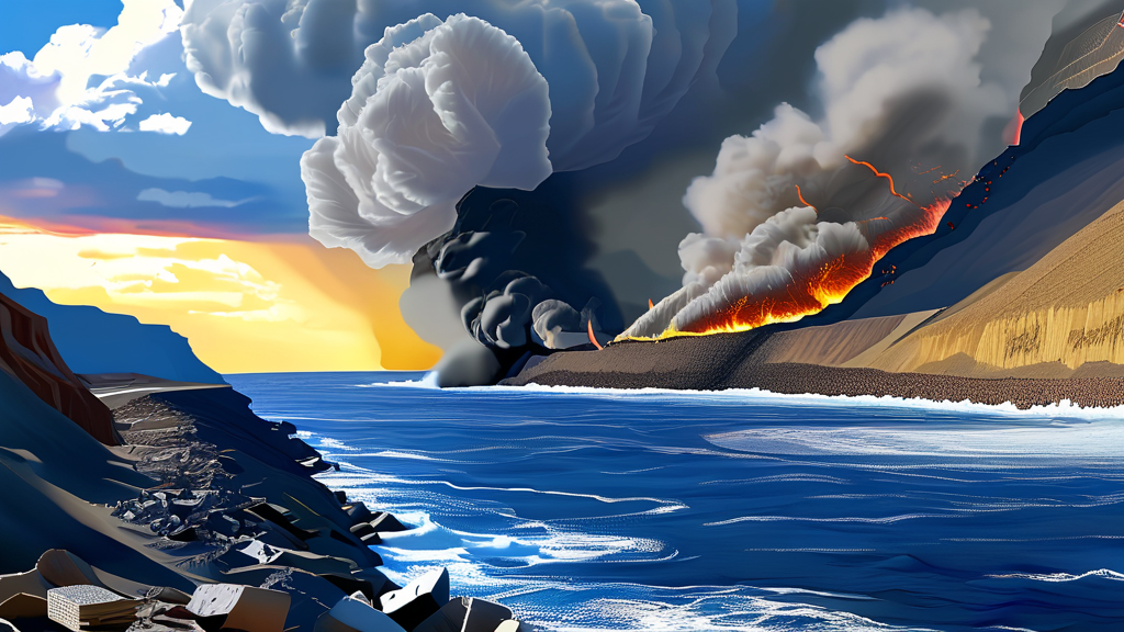 국제 뉴스: 세계는 지금 (realistic 스타일)