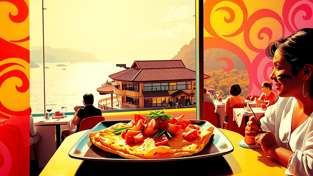 하화도 맛집, 현지 먹거리 가이드 (popart 스타일)