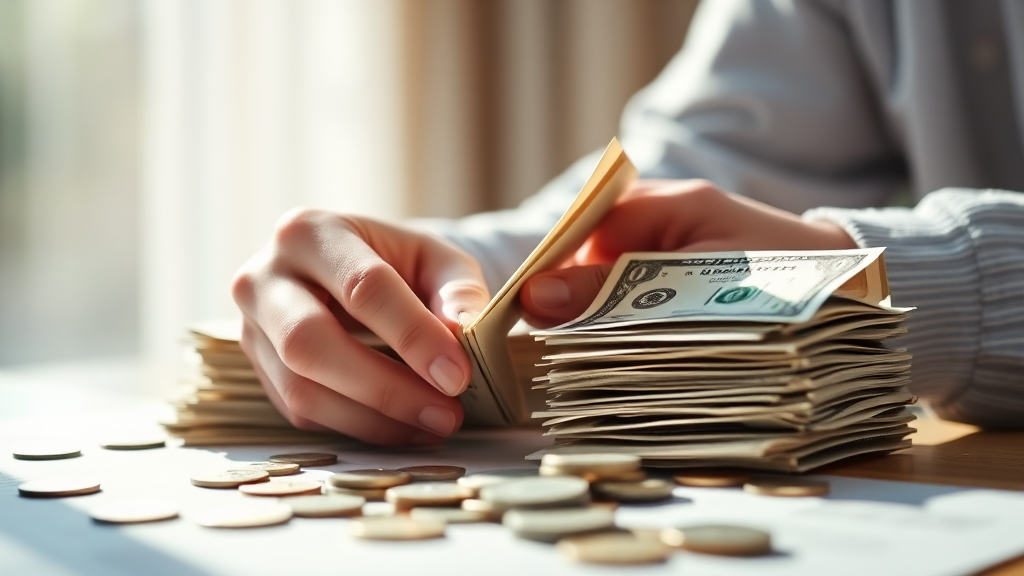 통장 쪼개기, 왜 필요할까요? (realistic 스타일)