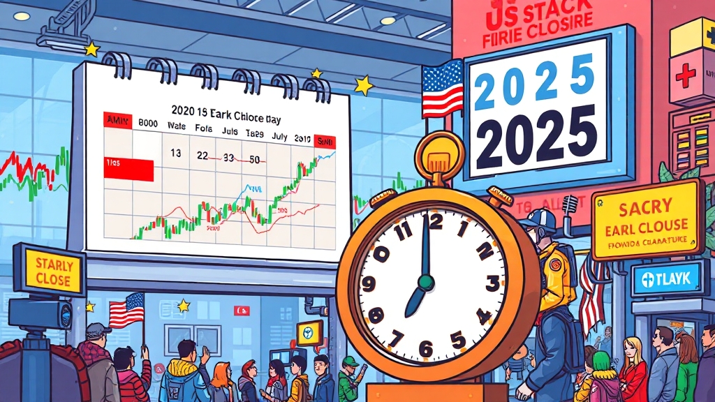 2025년 휴장일 & 조기 폐장일 (cartoon 스타일)