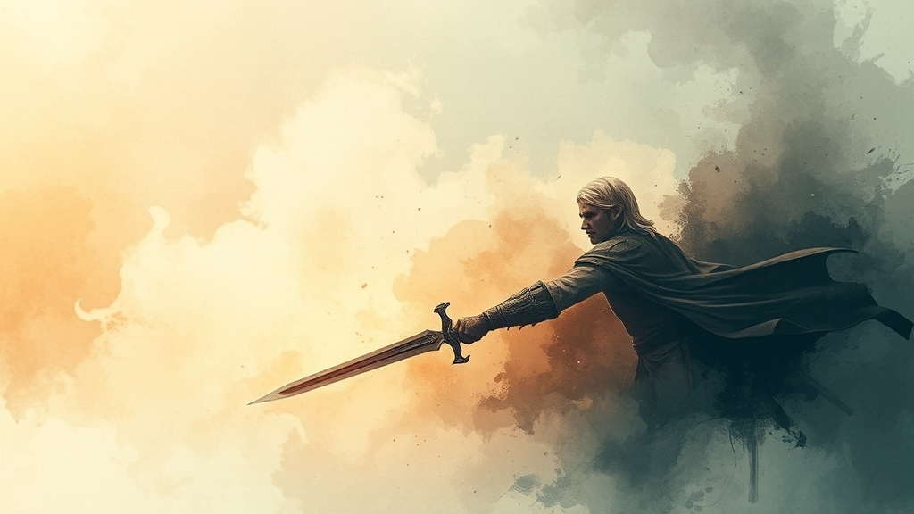 세자 실종 사건의 진실 추적 (watercolor 스타일)