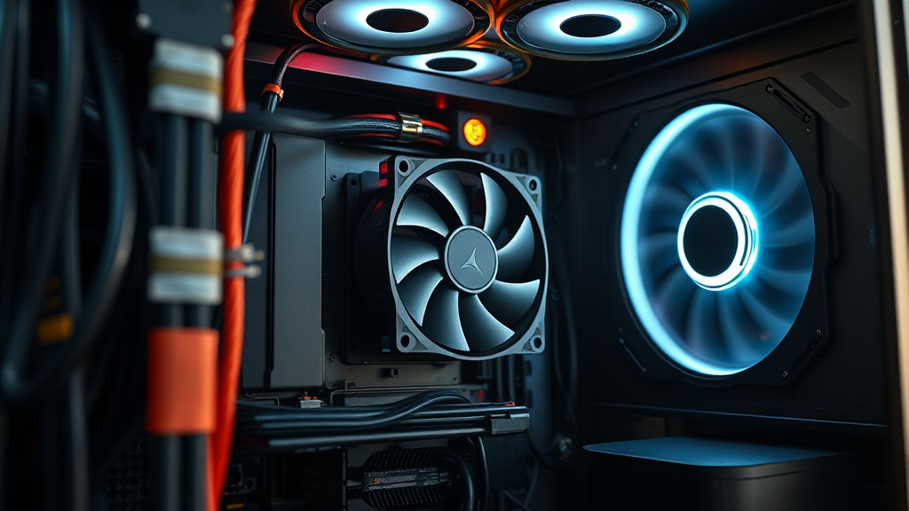 케이블 정리 및 깔끔한 조립 팁 (realistic 스타일)