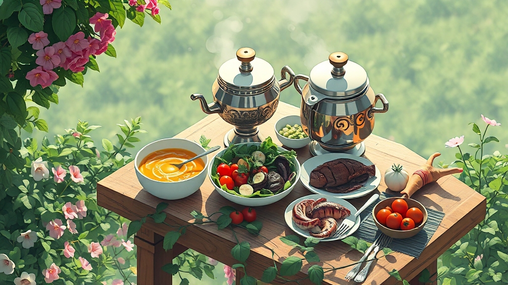 여름 보양식 제대로 섭취하는 법 (illustration 스타일)