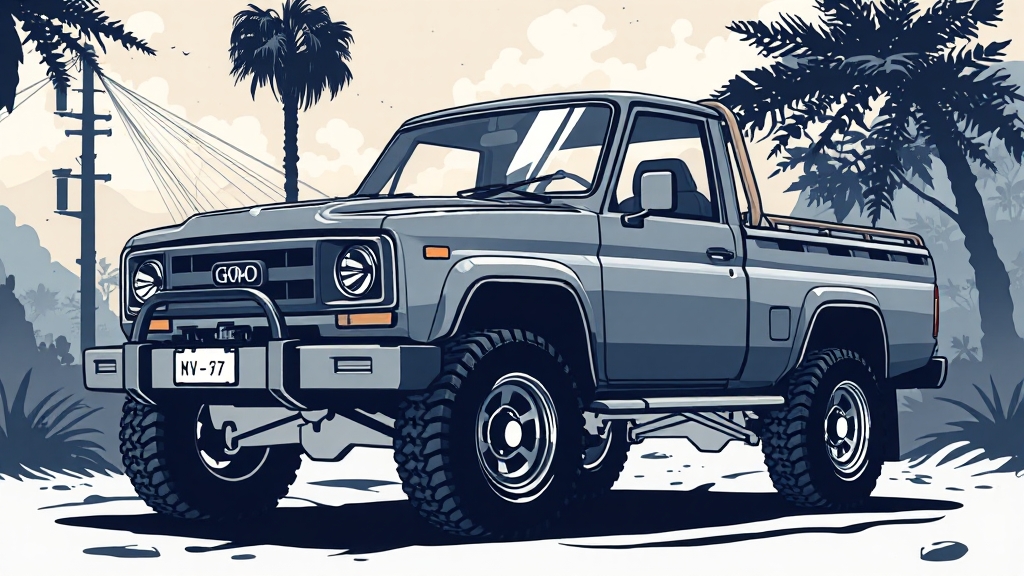 랜드크루저 픽업, 변화의 시작? (illustration 스타일)