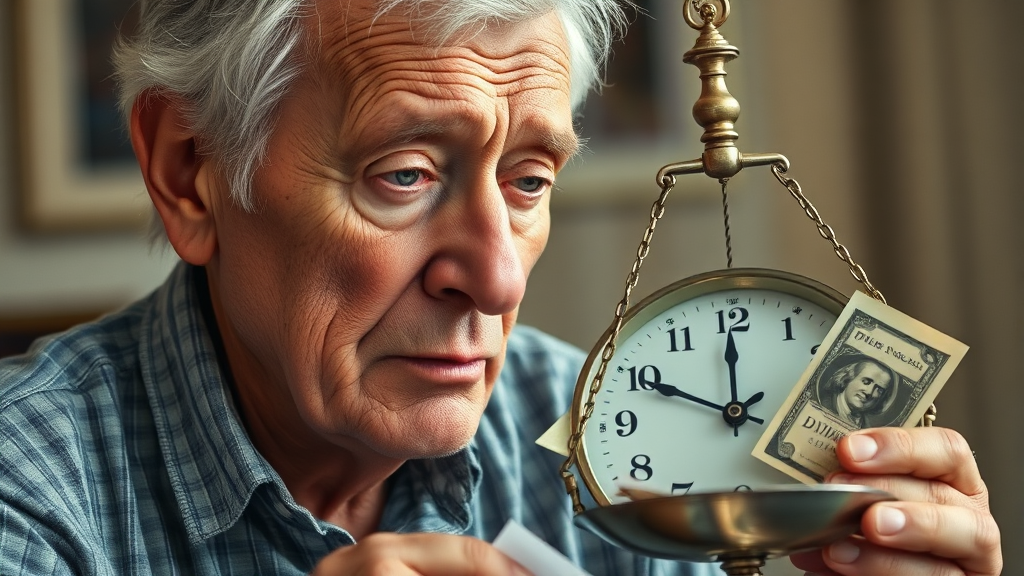 조기수령 vs 연기연금 비교 (realistic 스타일)