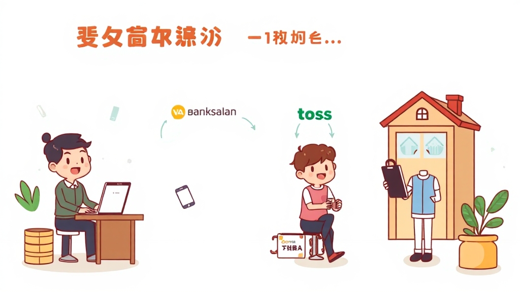 플랫폼별 수수료 체계 분석 (cartoon 스타일)