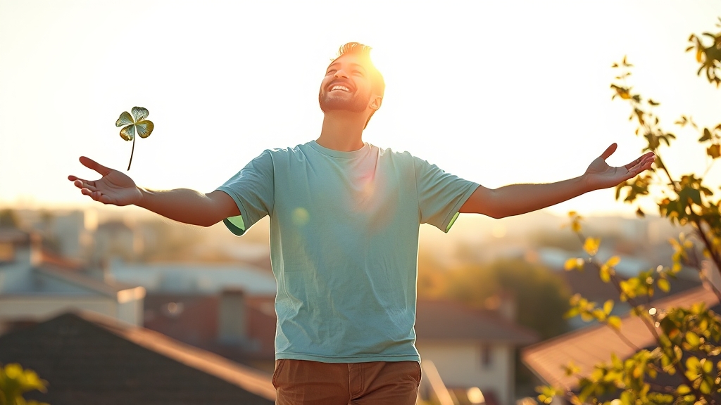 운세 속 조언: 긍정적인 하루를 위해 (realistic 스타일)