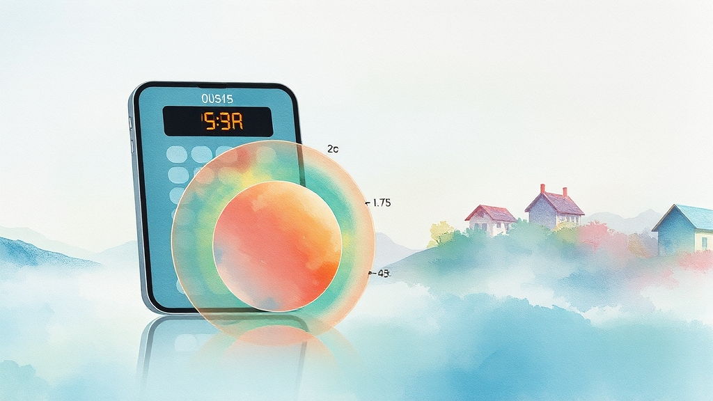 DSR 계산기, 어떻게 활용할까요? (watercolor 스타일)