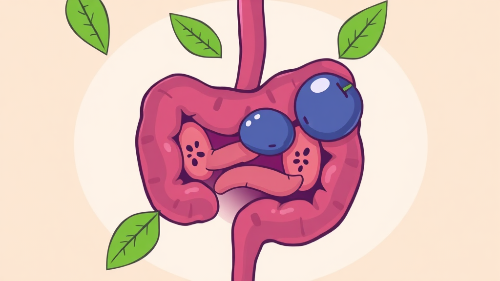 푸룬, 당신의 장 건강을 위한 현명한 선택 (cartoon 스타일)