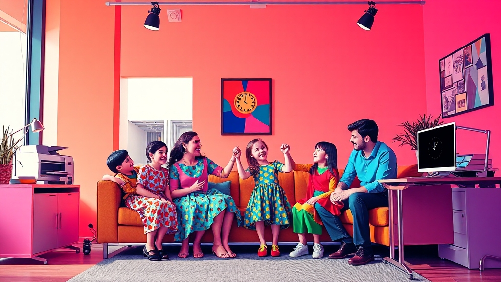 육아기 근로시간 단축이란? (popart 스타일)