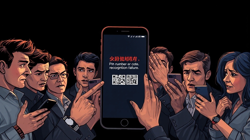 디지털 온누리상품권 오류 유형 (illustration 스타일)