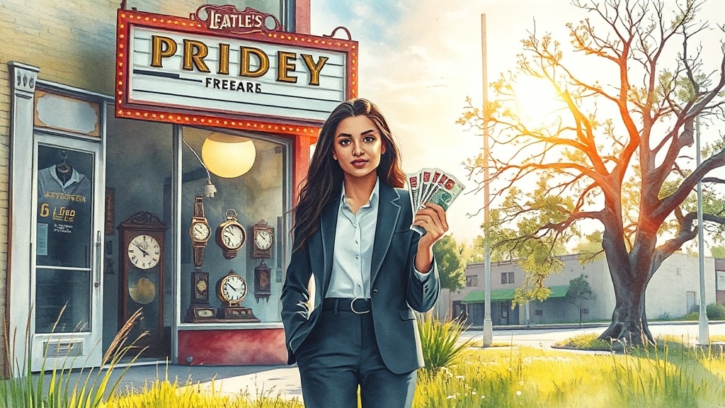 지원금 항목 및 규모 (watercolor 스타일)