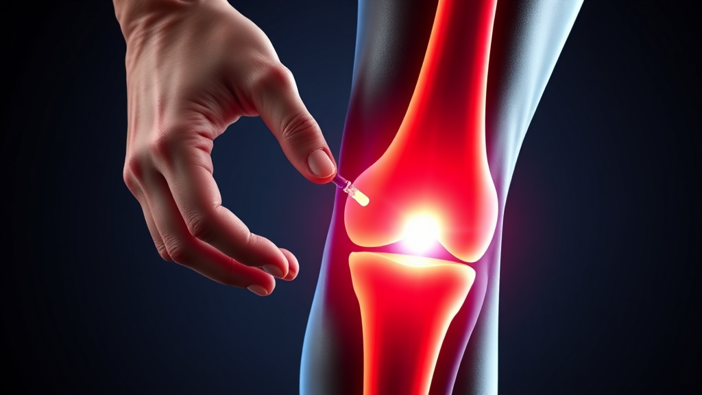 무릎 연골주사, 어떤 효과를 기대할 수 있을까요? (realistic 스타일)