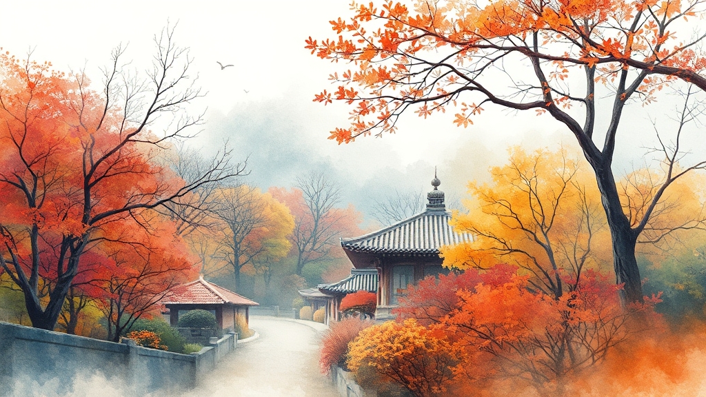 화담숲 예약 방법 상세 안내 (watercolor 스타일)