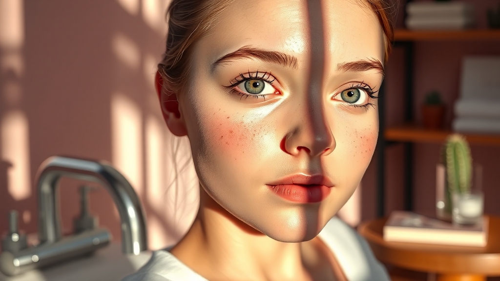 비립종 재발 방지: 꾸준한 관리 습관 (realistic 스타일)