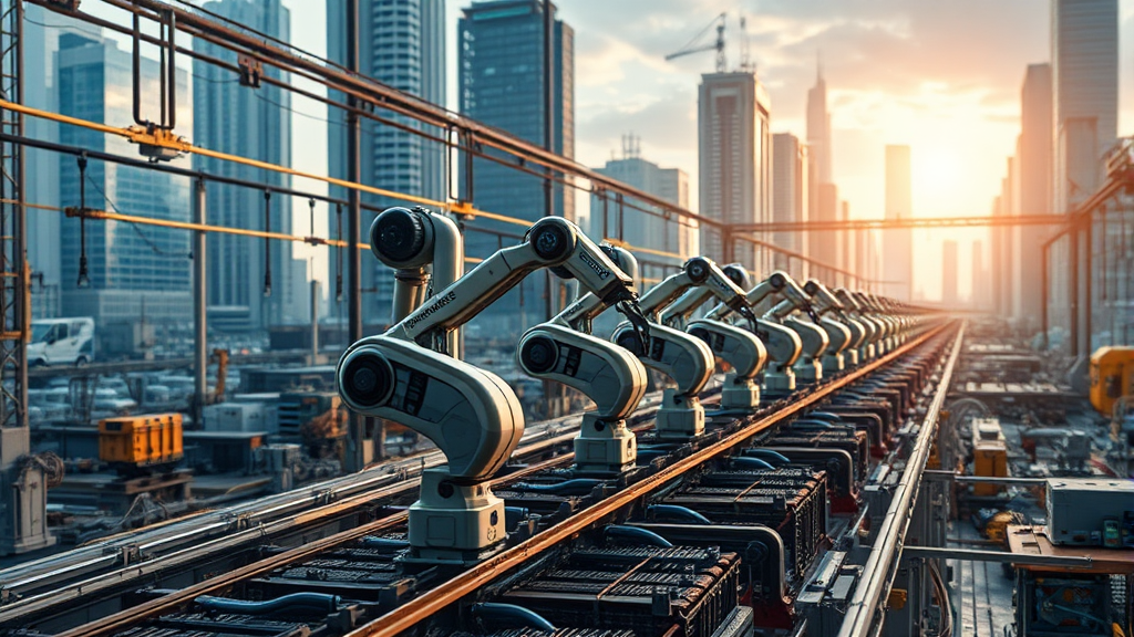 휴림로봇 관련주 동향 (realistic 스타일)