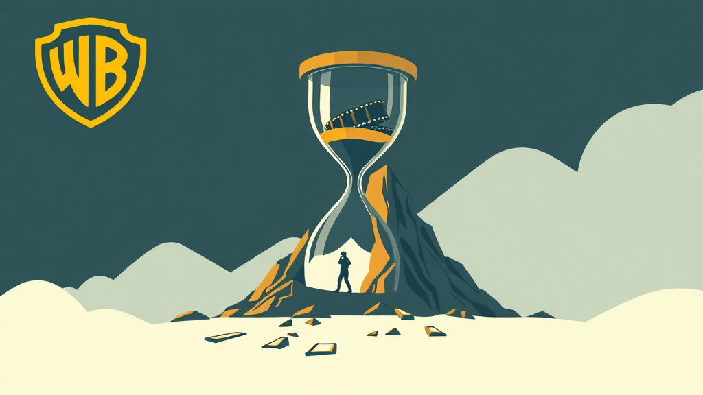 워너브라더스 현황 (illustration 스타일)