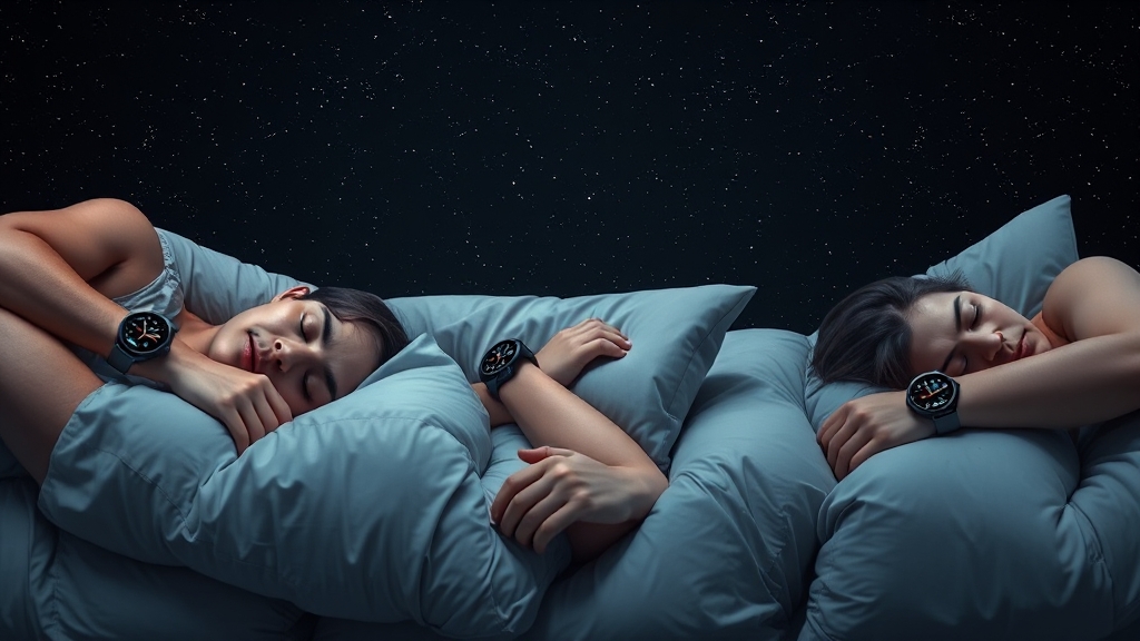 워치 수면 데이터 분석 (realistic 스타일)