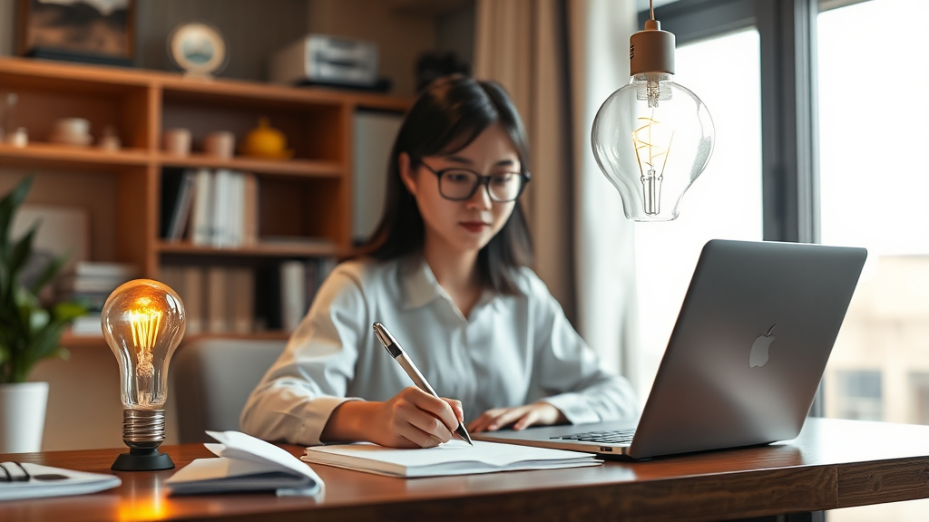 AI 부업, 무엇부터 시작할까? (realistic 스타일)