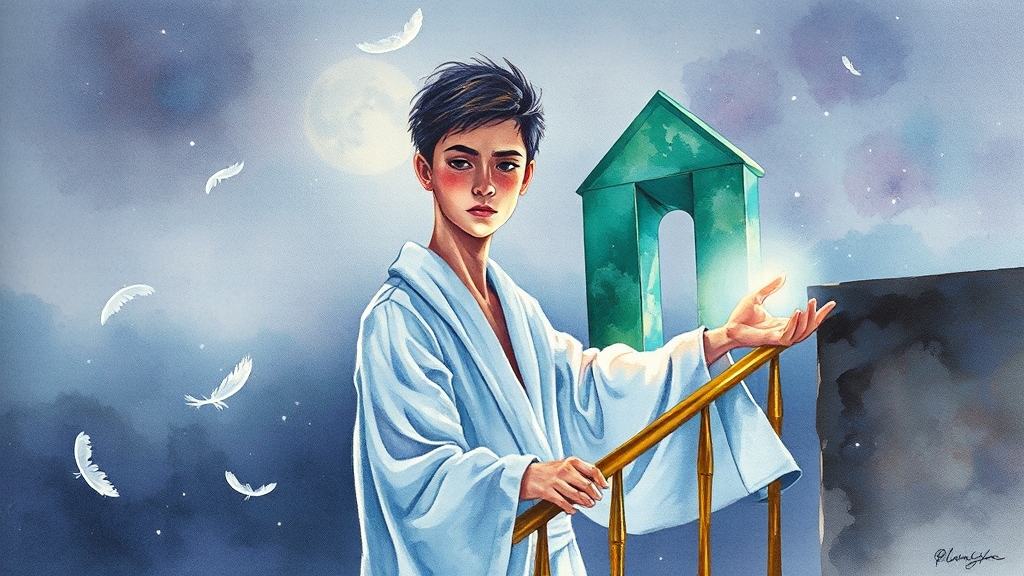 꿈이 알려주는 나의 마음 (watercolor 스타일)