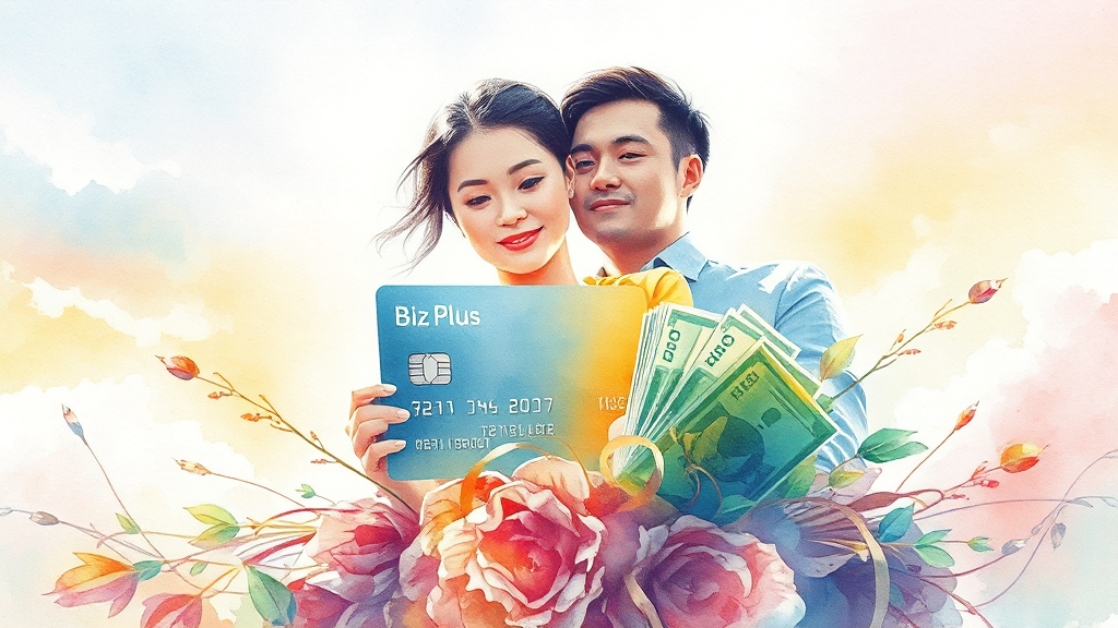 비즈플러스카드란? (watercolor 스타일)