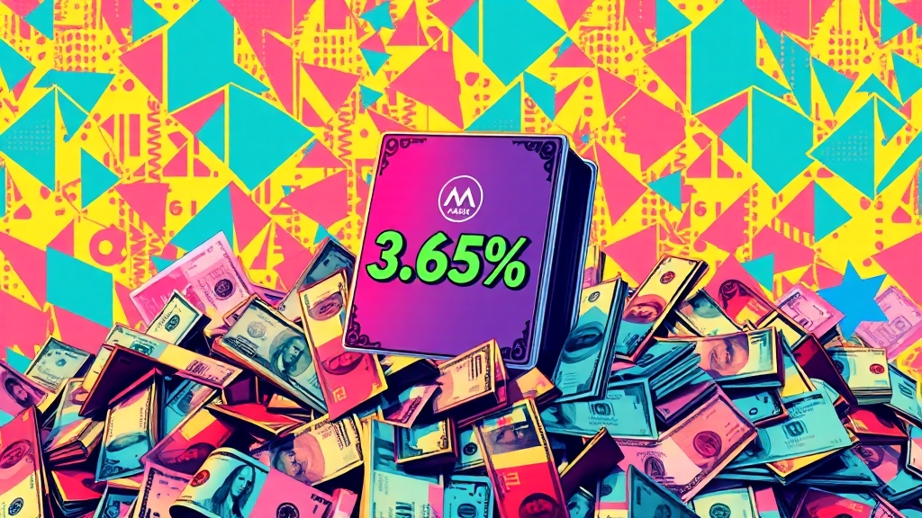 CMA 통장, 금리는 얼마나 될까요? (popart 스타일)