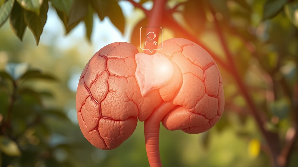 석회화 치료 필요성과 방법 (realistic 스타일)