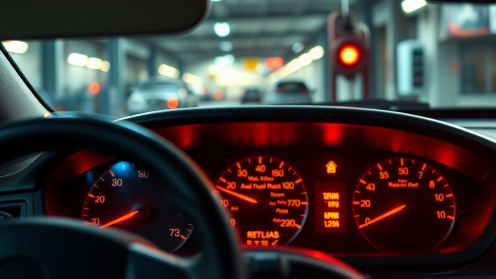 경고등 색깔, 의미는? (realistic 스타일)