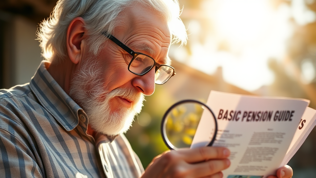기초연금 수령액은 얼마? (realistic 스타일)