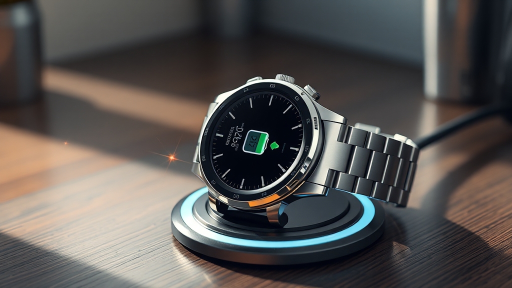 배터리 성능 및 충전 효율 (realistic 스타일)