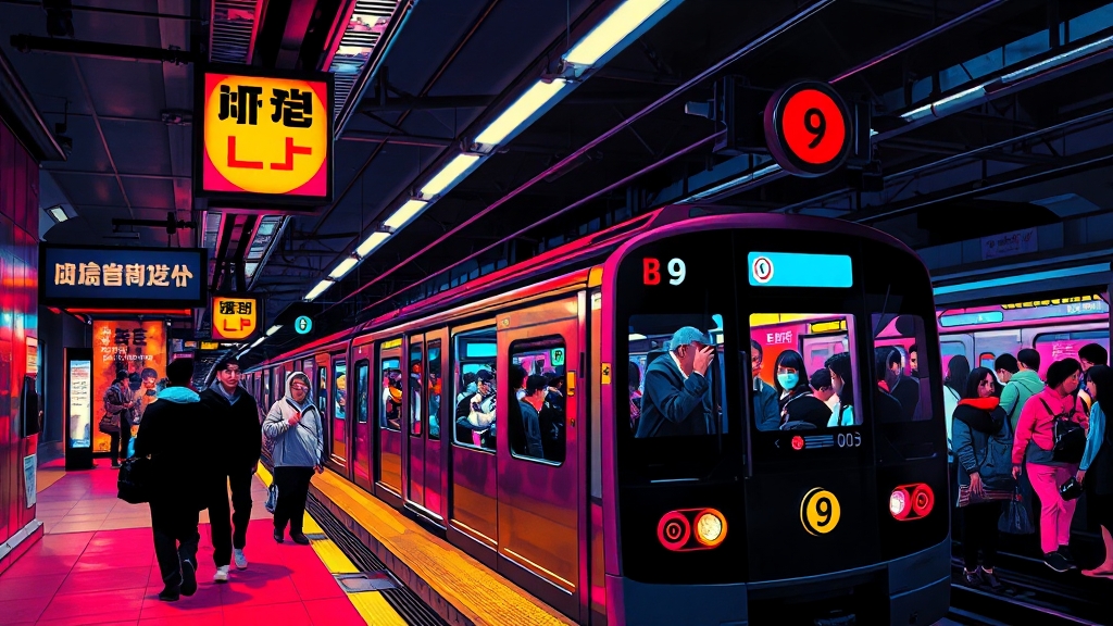 9호선, 서울 핵심 노선 (popart 스타일)