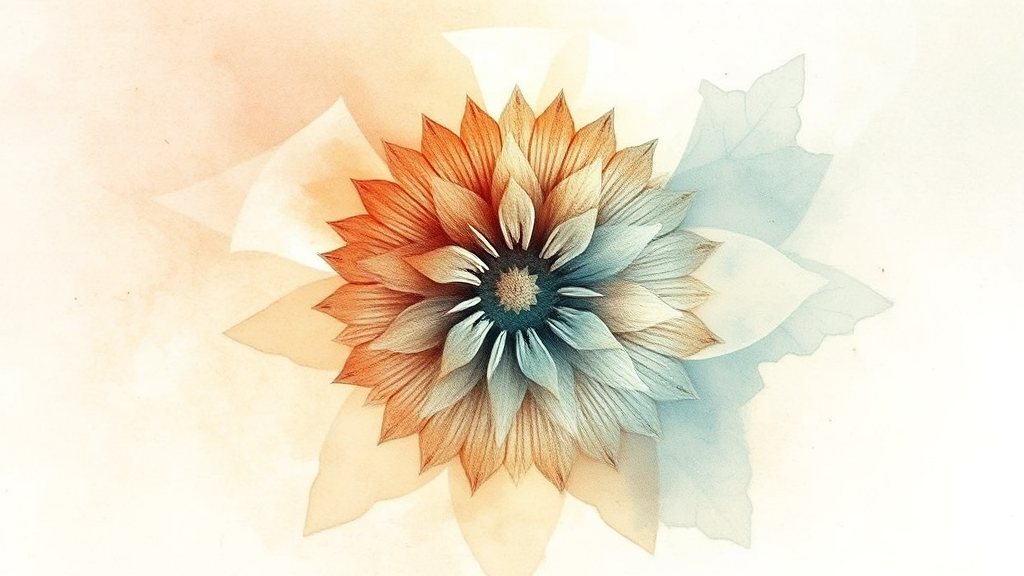 우슬뿌리 핵심 성분 분석 (watercolor 스타일)