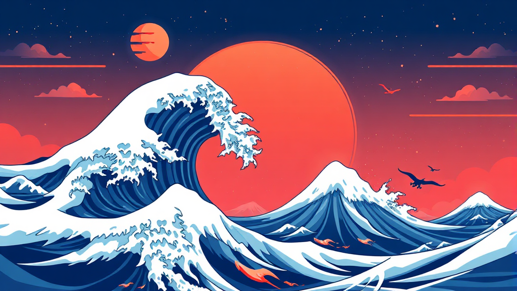 무역전쟁이 한국 경제에 미치는 영향과 전망 (illustration 스타일)