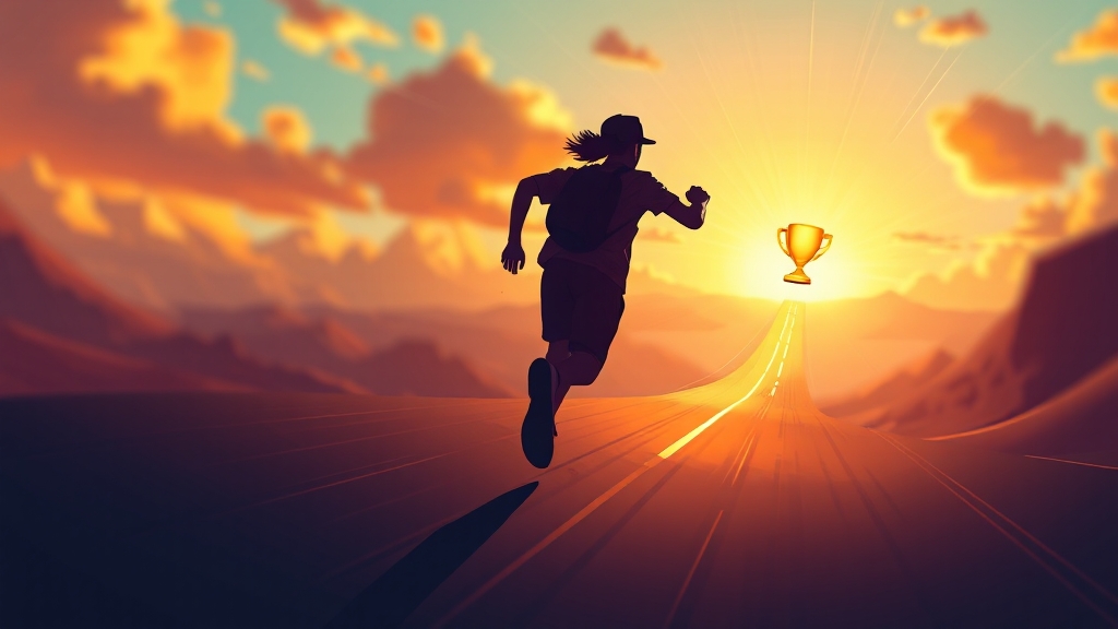 꿈을 향해 나아가세요! (illustration 스타일)