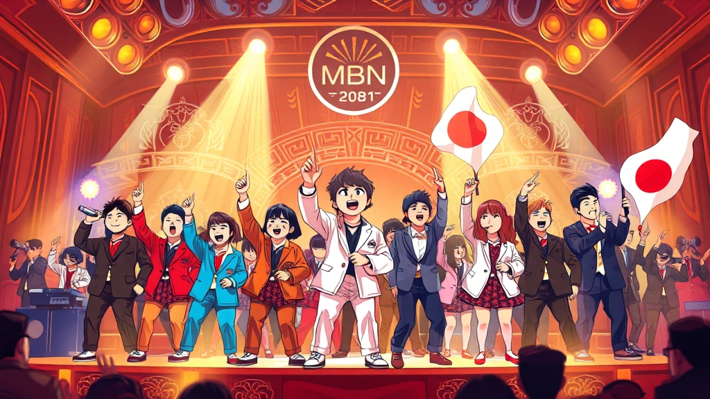 한일가왕전, 드디어 시작! (cartoon 스타일)