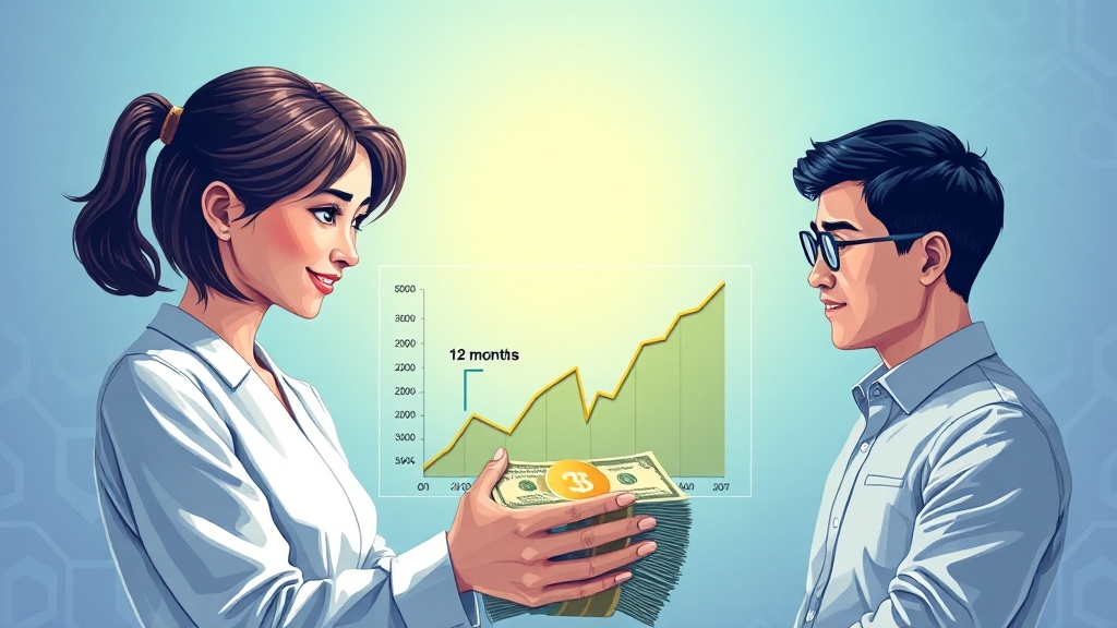 만기별 금리 비교 분석 (12개월 vs 24개월 vs 36개월) (illustration 스타일)