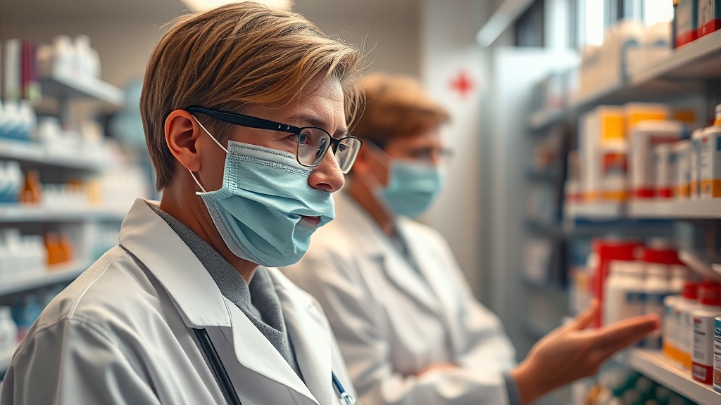 내 감기에 맞는 감기약 선택 (realistic 스타일)