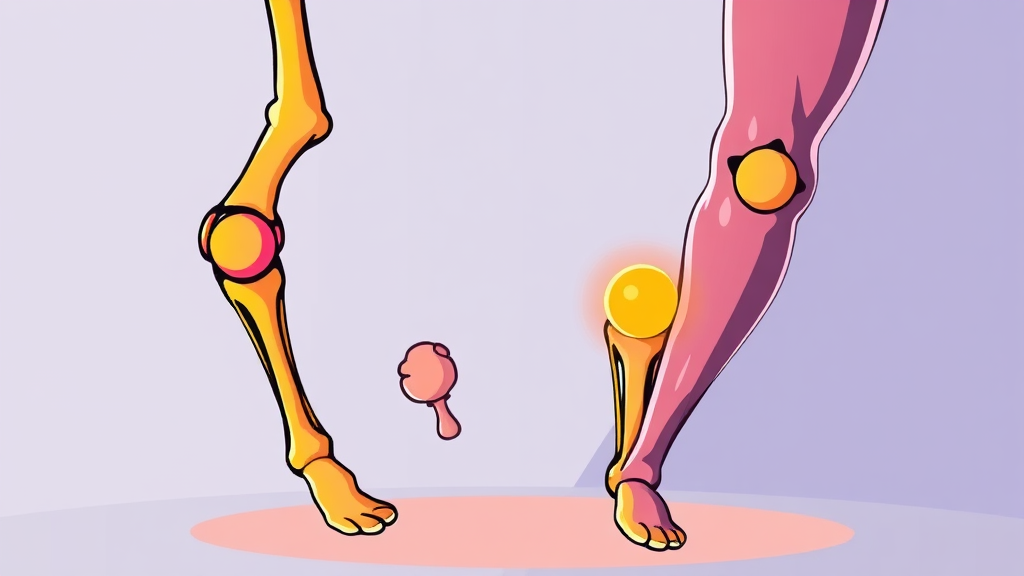 콘드로이친과 찰떡궁합, 최고의 영양소 조합 (cartoon 스타일)