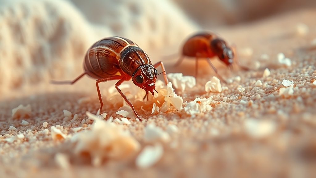 집먼지 알레르기 원인 (realistic 스타일)